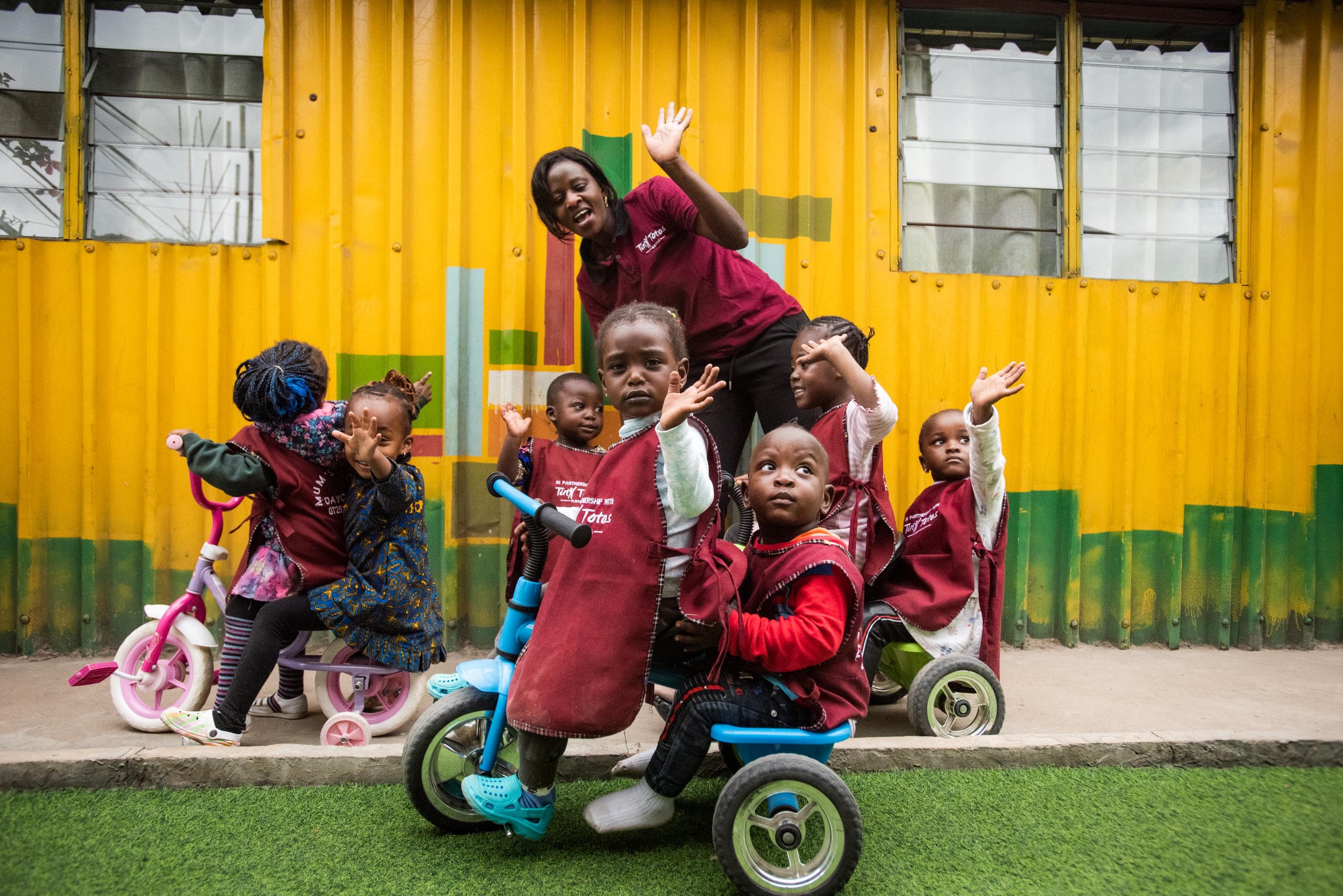 Tiny Totos children and caregivers
